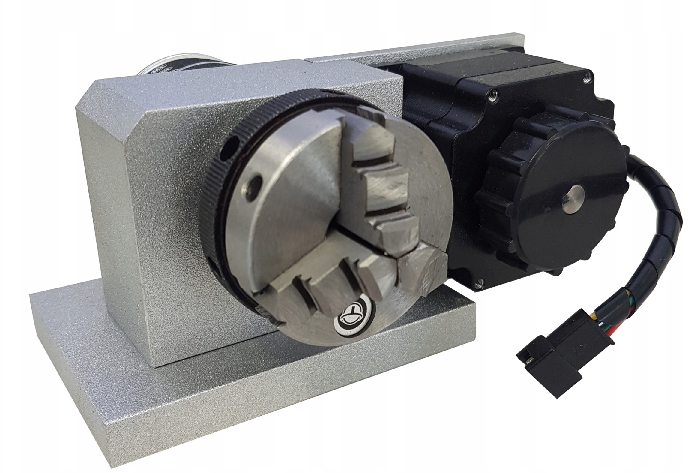 RATTMMOTOR Axe rotative CNC, 4ème axe K11-65mm à 3 mors avec broche de RATTMMOTOR Axe rotative CNC, 4ème axe K11-65mm à 3 mors avec broche de