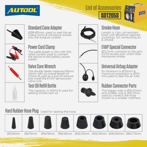 Détecteur de fumée AUTOOL SDT205S
