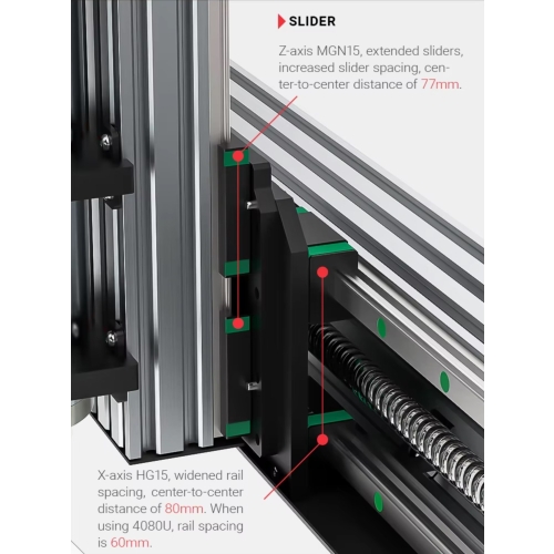 Fraiseuse gravure CNC 1515 1500x1500mm 2,2kW + accessoires