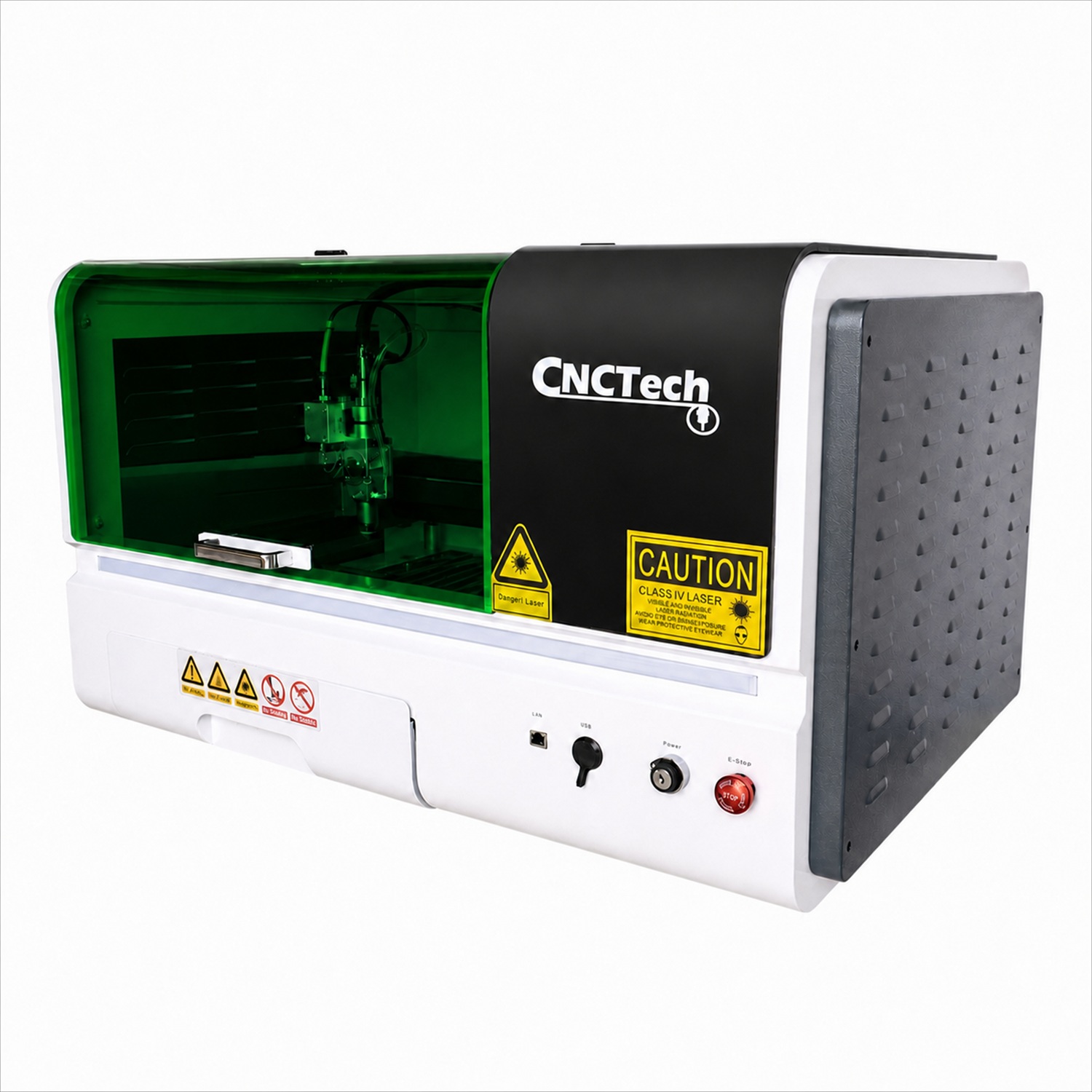 Découpeuse laser compacte FIBER ZX-3030FL avec boîtier fermé