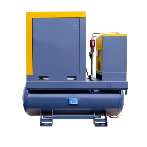 Compresseur à vis 3 en 1 11 kW | 1500 l/min | Réservoir de 500 l avec déshumidificateur