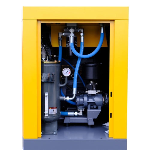 Compresseur à vis 3 en 1 11 kW | 1500 l/min | Réservoir de 500 l avec déshumidificateur