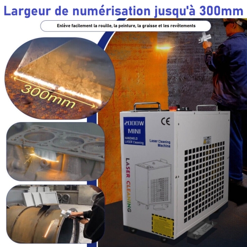 NETTOYEUR LASER FIBRE 1500W M2 + ACCESSOIRES