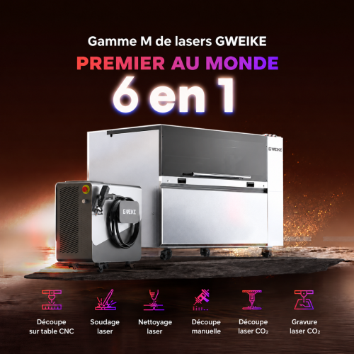 Six procédés d'usinage dans les ensembles GWEIKE M3