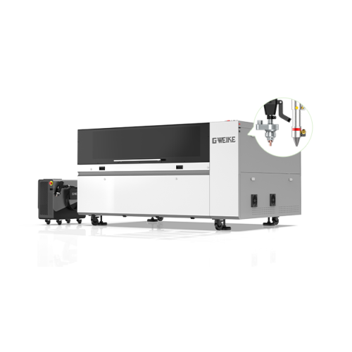 GWEIKE M3 ULTRA — source FIBER et table avec laser CO₂, configuration par défaut