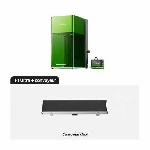 xTool F1 Ultra — graveuse à double laser de 20 W : fibre et diode