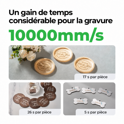 xTool F1 Ultra — graveuse à double laser de 20 W : fibre et diode