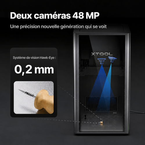 xTool F2 Ultra — graveuse à double laser MOPA 60 W + diode 40 W xTool F2 Ultra — graveuse à double laser MOPA 60 W + diode 40 W