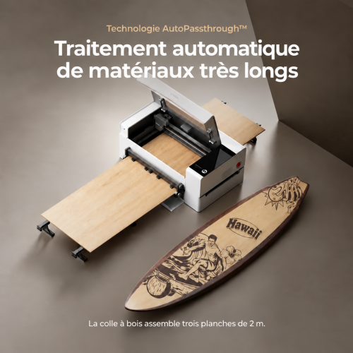 AutoPassthrough™ — traitement automatique des matériaux longs