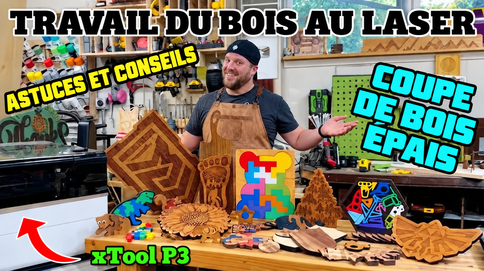 Six Eight Woodworks présente xTool P3
