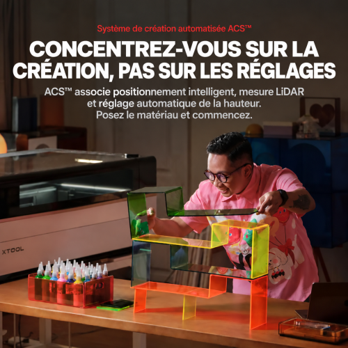 xTool P3 — système automatique ACS
