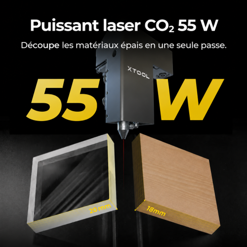 xTool série P + F — duo professionnel performant