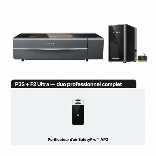 xTool série P + F — duo professionnel performant