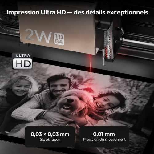 xTool S1 + module IR 1064 nm — découpeuse-graveuse laser à diode carénée