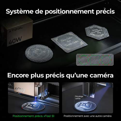 xTool S1 + module IR 1064 nm — découpeuse-graveuse laser à diode carénée