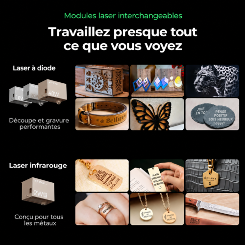xTool S1 — découpeuse-graveuse laser à diode carénée